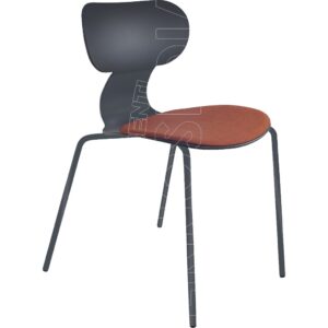 YOKE M SOFT- Sedia Polipropilene con cuscino fisso