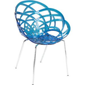 BLOOM ML- Poltrona policarbonato  e  alluminio