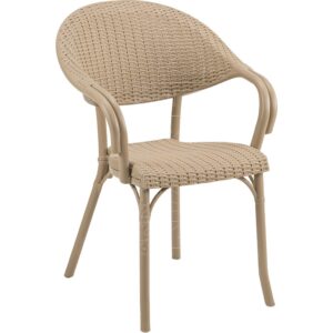 CAPRI R – Poltrona Polipropilene stampato Rattan