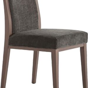 PEONIA SIL-Sedia in legno imbottita