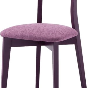 PURPLE – Sedia in legno-Imbottita