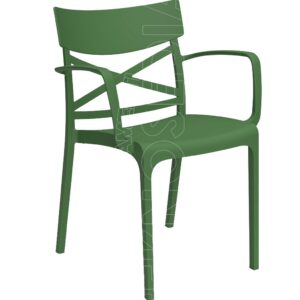 TENERIFE ARM – Poltroncina Monoblocco Polipropilene Fibra di Vetro